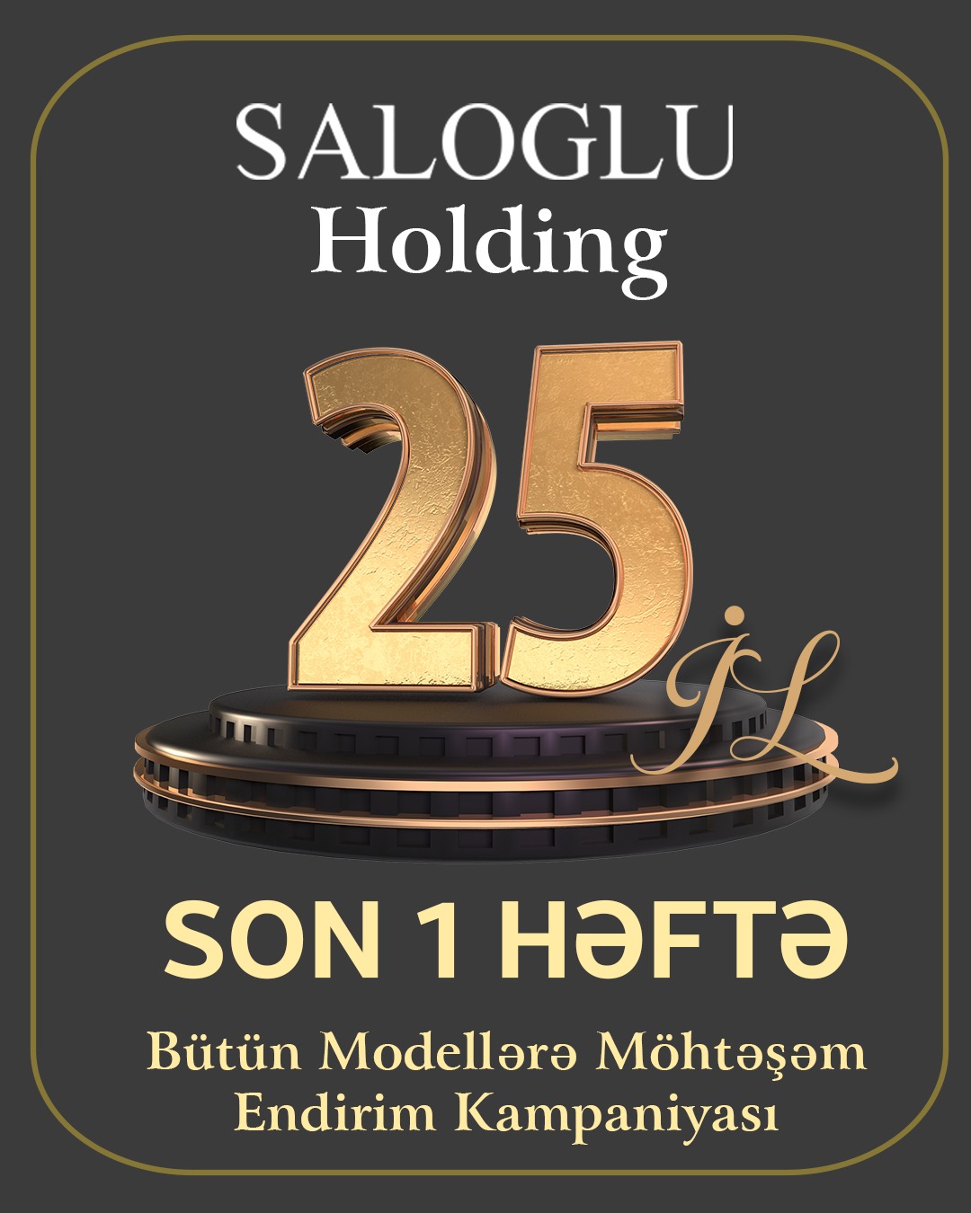 В сети магазинов Saloğlu, принадлежащей Saloğlu Holding, началась последняя неделя грандиозных скидок!