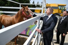 Президент Ильхам Алиев ознакомился с выставками InterFood Azerbaijan и Caspian Agro (ФОТО)