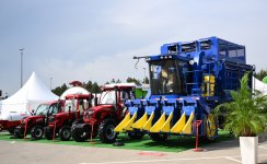 Президент Ильхам Алиев ознакомился с выставками InterFood Azerbaijan и Caspian Agro (ФОТО)