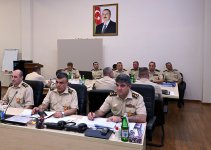 В масштабах армии Азербайджана проводится командно-штабная тренировка (ФОТО)