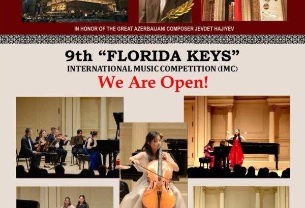 IX Florida Keys Int'l Competition honors Azerbaijani composer Uzeyir Hajibeyli