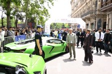 Автомобильная федерация Азербайджана организовала выставку скоростных автомобилей (ФОТО)