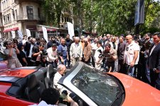Автомобильная федерация Азербайджана организовала выставку скоростных автомобилей (ФОТО)