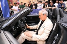 Автомобильная федерация Азербайджана организовала выставку скоростных автомобилей (ФОТО)