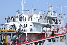 Ни секунды на паузу!  В Баку прошло реалити-арт-шоу на палубе легендарного корабля  (ФОТО)