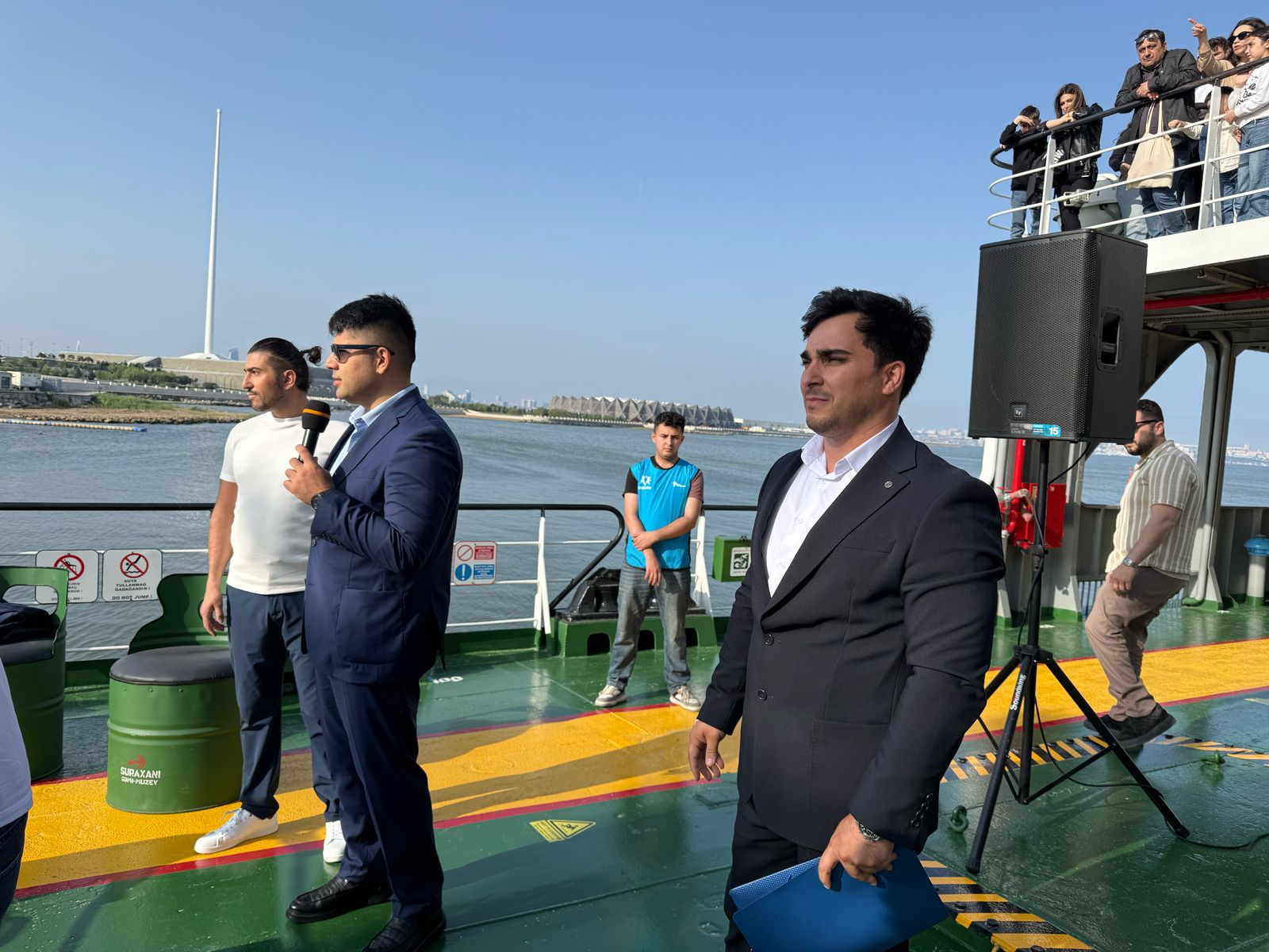 Ни секунды на паузу!  В Баку прошло реалити-арт-шоу на палубе легендарного корабля  (ФОТО)