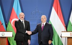 Президент Ильхам Алиев и премьер-министр Виктор Орбан выступили с заявлениями для прессы (ФОТО)