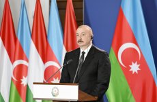 Президент Ильхам Алиев и премьер-министр Виктор Орбан выступили с заявлениями для прессы (ФОТО)