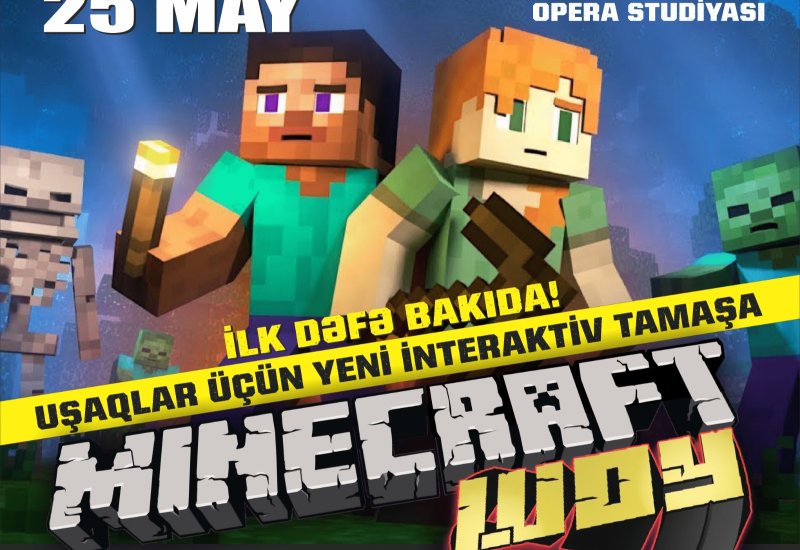 Впервые в Баку - интерактивное семейное представление "Minecraft Шоу"