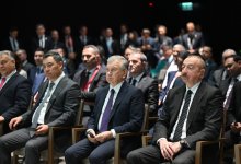 Президент Ильхам Алиев принял участие в церемонии награждения лауреата Нобелевской премии Азиза Санджара международной премией Алишера Навои (ФОТО/ВИДЕО)