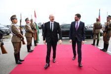 Завершился рабочий визит Президента Ильхама Алиева в Венгрию (ФОТО)