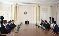 Президент Ильхам Алиев принял делегацию участников второй встречи министров внутренних дел ОТГ (ФОТО/ВИДЕО)