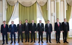 Президент Ильхам Алиев принял делегацию участников второй встречи министров внутренних дел ОТГ (ФОТО/ВИДЕО)