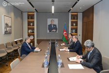 Джейхун Байрамов принял посла Египта в связи с завершением его дипмиссии