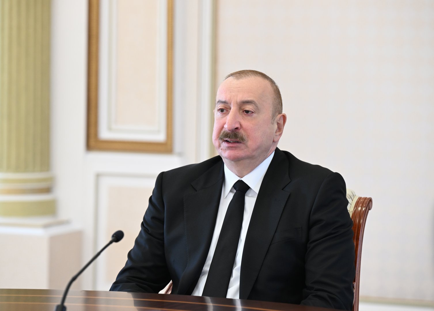 Президент Ильхам Алиев принял делегацию, состоящую из участников Второй встречи министров внутренних дел стран ОТГ (ФОТО)