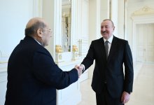 Президент Ильхам Алиев принял председателя Сената Египта (ФОТО)