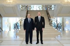 Президент Ильхам Алиев принял председателя Сената Египта (ФОТО)