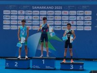 Азербайджанские триатлонисты добились успеха на открытом чемпионате Узбекистана (ФОТО)