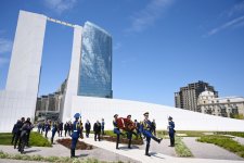 Председатель Сената Египта посетил Парк Победы в Баку (ФОТО)
