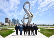 Председатель Сената Египта посетил Парк Победы в Баку (ФОТО)