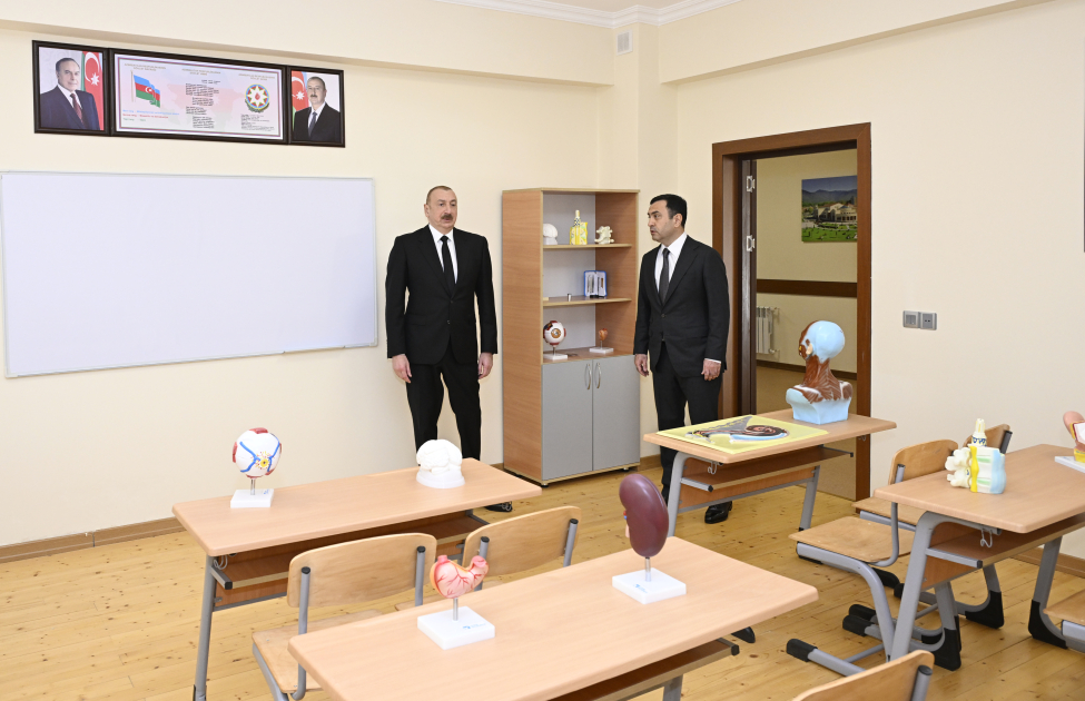 Президент Ильхам Алиев принял участие в открытии здания лицея «Талыстан» в городе Исмаиллы (ФОТО/ВИДЕО)