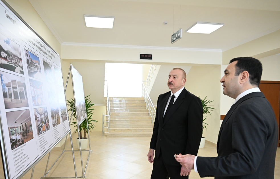Президент Ильхам Алиев принял участие в открытии здания лицея «Талыстан» в городе Исмаиллы (ФОТО/ВИДЕО)