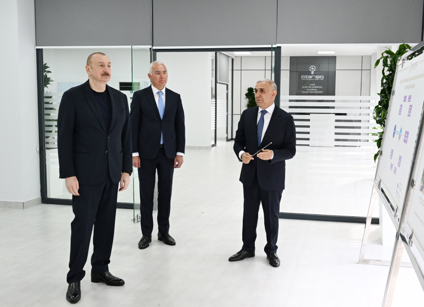 Президент Ильхам Алиев принял участие в открытии Центра цифрового управления Лачинской электросетью (ФОТО/ВИДЕО)
