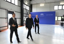Президент Ильхам Алиев принял участие в открытии Лачинской швейной фабрики LATIFA (ФОТО/ВИДЕО)