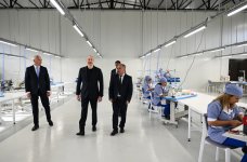 Президент Ильхам Алиев принял участие в открытии Лачинской швейной фабрики LATIFA (ФОТО/ВИДЕО)