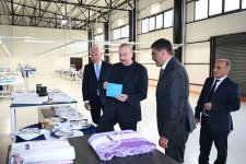 Президент Ильхам Алиев принял участие в открытии Лачинской швейной фабрики LATIFA (ФОТО/ВИДЕО)