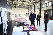 Президент Ильхам Алиев принял участие в открытии Лачинской швейной фабрики LATIFA (ФОТО/ВИДЕО)