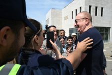 Президент Ильхам Алиев встретился с жителями в городе Лачин (ФОТО/ВИДЕО)