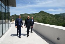 Президент Ильхам Алиев принял участие в открытии комплекса отдыха «Лачин» (ФОТО)