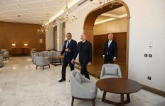 Президент Ильхам Алиев принял участие в открытии комплекса отдыха «Лачин» (ФОТО)