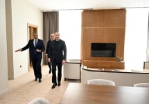 Президент Ильхам Алиев принял участие в открытии комплекса отдыха «Лачин» (ФОТО)