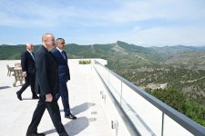Президент Ильхам Алиев принял участие в открытии комплекса отдыха «Лачин» (ФОТО)