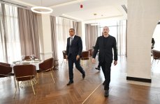 Президент Ильхам Алиев принял участие в открытии комплекса отдыха «Лачин» (ФОТО)