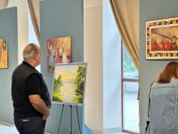 Объединяя юмор и остроту мысли - в Гяндже открылась выставка, посвященная Азиму Азимзаде (ФОТО)