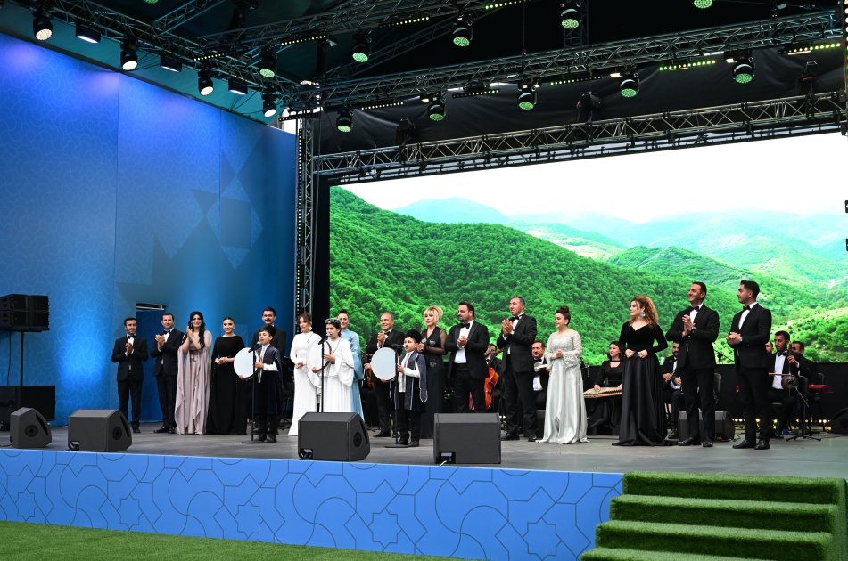 Presidents of Azerbaijan and Türkiye, Prime Minister of Pakistan attend concert dedicated to Independence Day in Lachin (PHOTO/VIDEO)