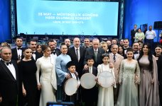 Presidents of Azerbaijan and Türkiye, Prime Minister of Pakistan attend concert dedicated to Independence Day in Lachin (PHOTO/VIDEO)