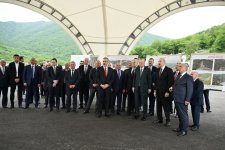 Президент Ильхам Алиев и Президент Реджеп Тайип Эрдоган ознакомились со строительными работами на автомобильной дороге Кяльбаджар-Лачин (ФОТО/ВИДЕО)