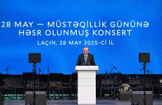 Presidents of Azerbaijan and Türkiye, Prime Minister of Pakistan attend concert dedicated to Independence Day in Lachin (PHOTO/VIDEO)