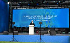 Presidents of Azerbaijan and Türkiye, Prime Minister of Pakistan attend concert dedicated to Independence Day in Lachin (PHOTO/VIDEO)