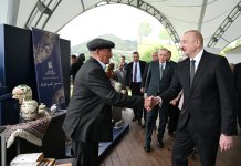 Президент Ильхам Алиев, Президент Реджеп Тайип Эрдоган и премьер-министр Мухаммад Шахбаз Шариф побывали в прогулочной зоне в городе Лачин (ФОТО/ВИДЕО)
