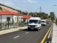 Очередная группа бывших вынужденных переселенцев прибыла в село Бейлик Лачинского района (ФОТО)