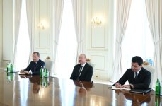Президент Ильхам Алиев принял члена Комитета Сената США по внешним отношениям (ФОТО/ВИДЕО)