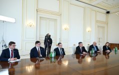 Президент Ильхам Алиев принял члена Комитета Сената США по внешним отношениям (ФОТО/ВИДЕО)