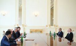Президент Ильхам Алиев принял председателя Восточного комитета германской экономики (ФОТО/ВИДЕО)