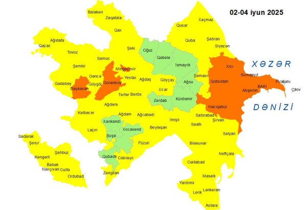 В Азербайджане объявлены желтые и оранжевые предупреждения в связи с ветреной погодой