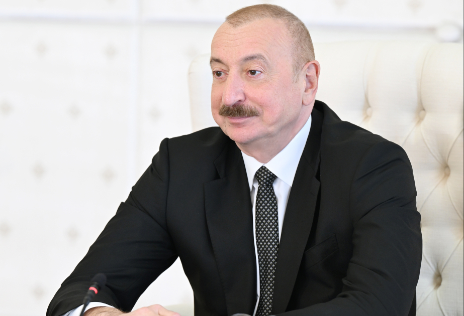 Президент Ильхам Алиев: Особую гордость вызывает то, что сегодня национальная сборная по мини-футболу состоит исключительно из молодых людей, родившихся и выросших в Азербайджане